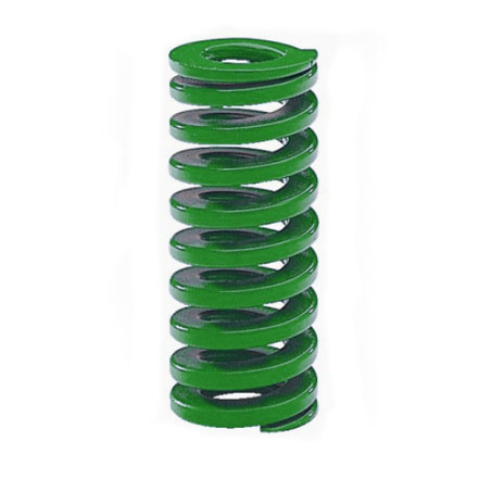 Die Springs: Light Duty, Rectangular Wire Section: Coded Green