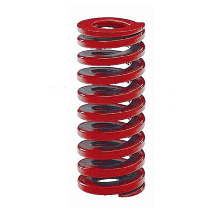 Die Springs: Heavy Duty, Rectangular Wire Section: Coded Red