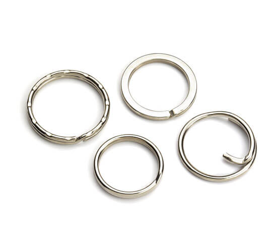 Split Key Rings Standard - Flat - Ripple and G-Ring