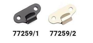 stock anchor plates in black and Nickel Plate 